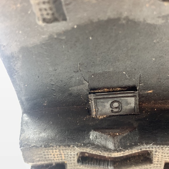 Aqua Stop Nancy Black Red White Plain Rain Boots Size 9 WRB4281G - Picture 9 of 11